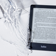 Photo of water spilling onto Kobo Clara 2E